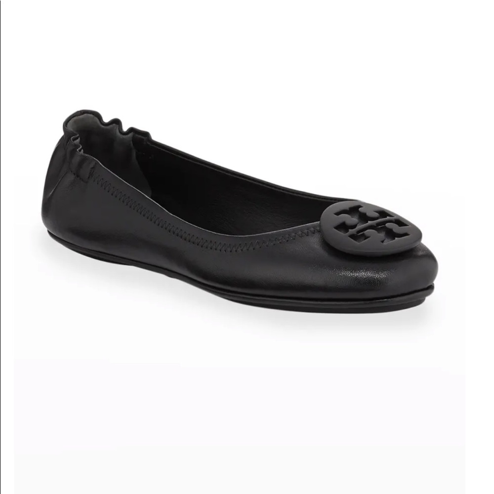TORY BURCH MINI TRAVEL BALLET WITH LOGO